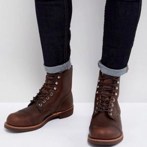 Red Wing Shoes Iron Ranger Boot Amber Color 10 1/2